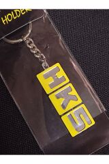 HKS OTO ANAHTARLIK PLASTİK SARI-KROM (1 ADET )