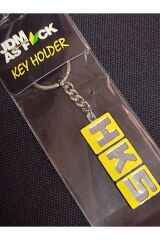 HKS OTO ANAHTARLIK PLASTİK SARI-KROM (1 ADET )