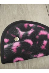 Çocuk Emniyet Kemeri Düzenleyici Ve Tutucu Emniyet Kemer Pedi(SİYAH-Pembe Renk) Yumuşak kumaş