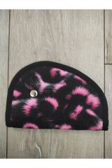 Çocuk Emniyet Kemeri Düzenleyici Ve Tutucu Emniyet Kemer Pedi(SİYAH-Pembe Renk) Yumuşak kumaş