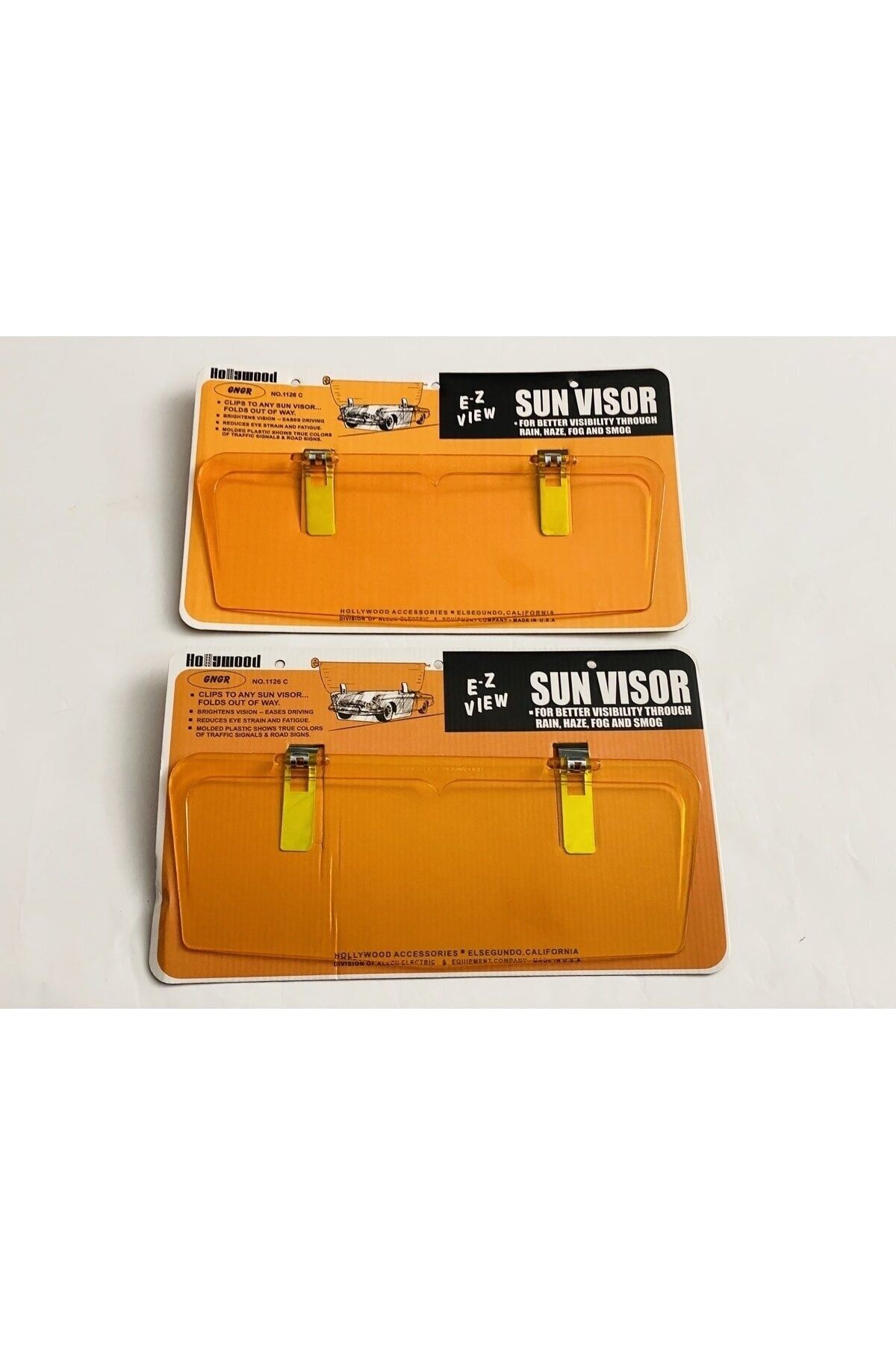 Etiketçilere Vazgeçilmezi Özel Hollywood Güneşlik Turuncu Takım - Hollywood Güneşlik Turuncu 2 Adet