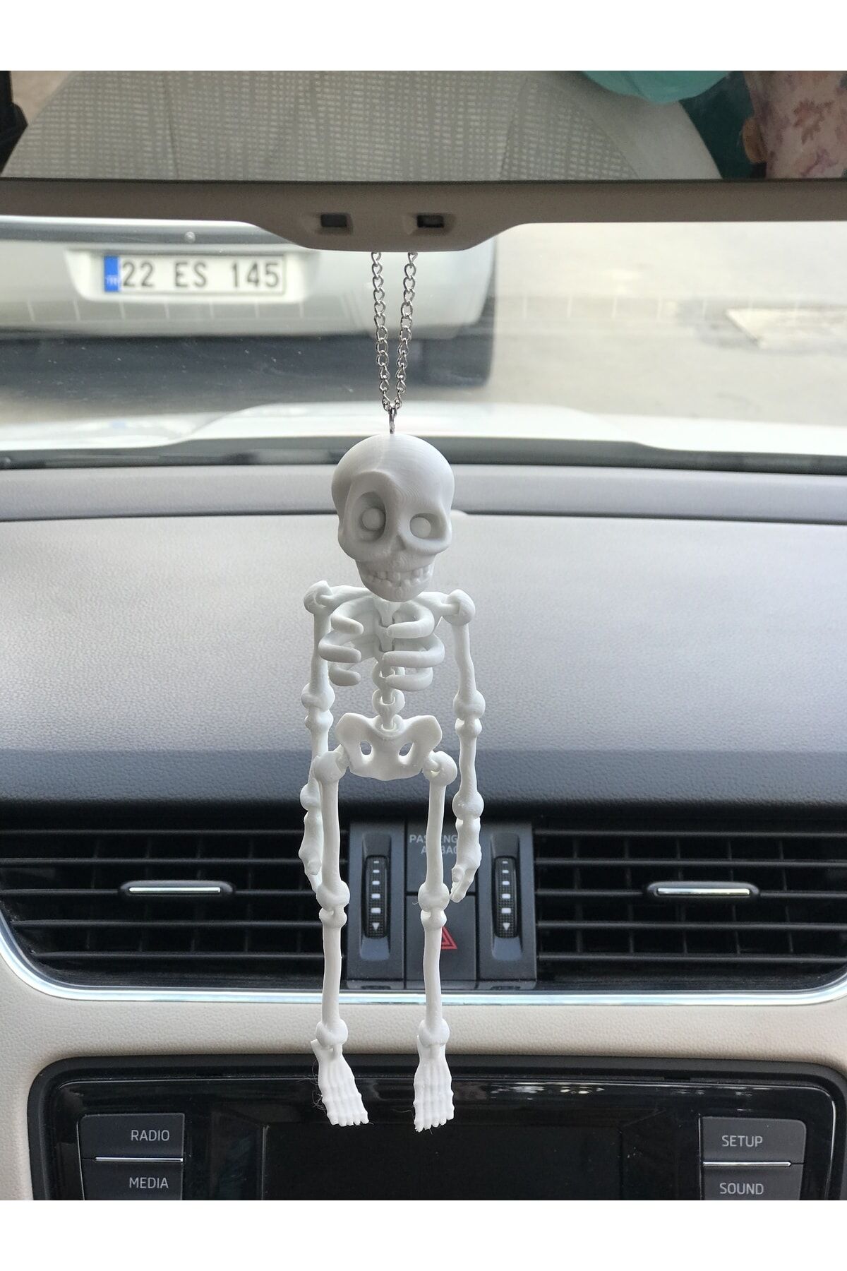 18 Cm Iskelet Ayna Süsü