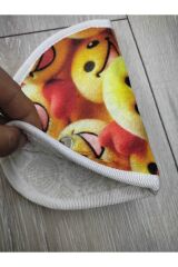 Çocuk Emniyet Kemeri Düzenleyici Ve Tutucu Emniyet Kemer Pedi(GÜLEN EMOJİ) Yumuşak kumaş