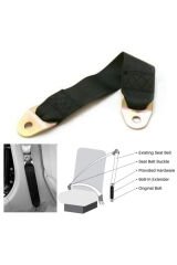 12 İnç Araba Emniyet Kemeri Uzatıcısı Siyah Ön Emniyet Kemerlerinin %99'una Uyar