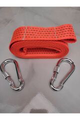 Çeki Halatı 3 Ton 2.8 M (ÇEKME HALATI) Kumaş 10 MM VİDALI ÇENGELLİ KARABİNALI, TELEFONLUK HEDİYELİ