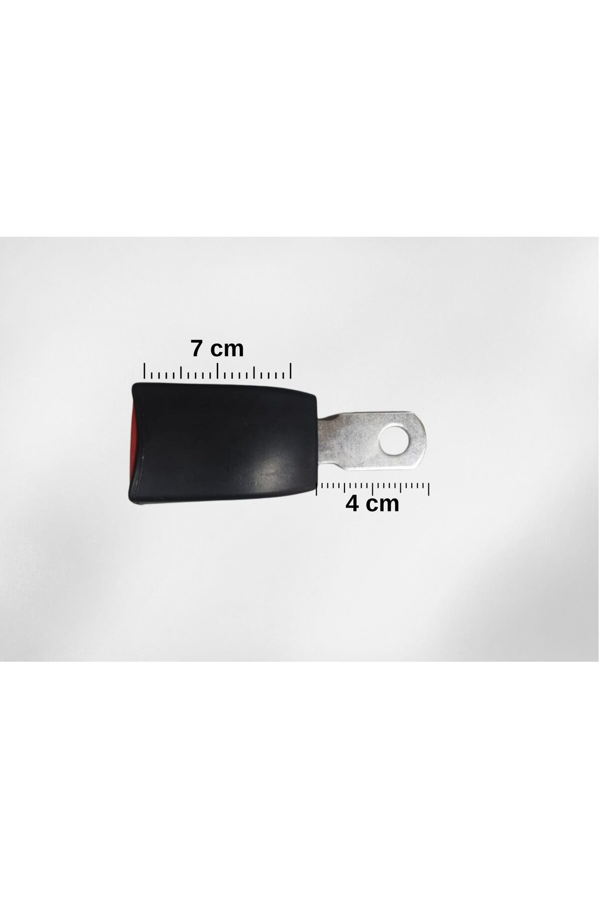 Emniyet Kemeri Kilit EN KISA AYAK  Demir Bağlama Klipsi (TOPLAM 11 CM)