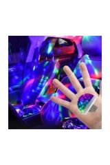 Araç Içi Disko Topu Usb Girişli Disko Topu Araç Içi Işıklandırıcı Tüm Araçlara Uyumlu Disko Topu