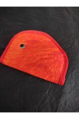 Çocuk Emniyet Kemeri Düzenleyici Ve Tutucu Emniyet Kemer Pedi (ATEŞ KIRMIZI) Yumuşak kumaş