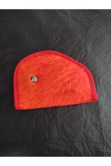 Çocuk Emniyet Kemeri Düzenleyici Ve Tutucu Emniyet Kemer Pedi (ATEŞ KIRMIZI) Yumuşak kumaş