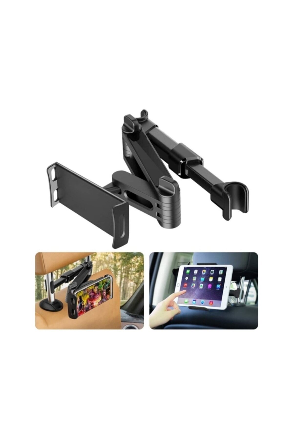 Araç Içi Koltuk Arkası Telefon Tablet Tutucu Uzayabilen Mesafe Ayarlı