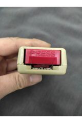 Emniyet Kemeri Kilit Uzun Ayak Demir Bağlama Klipsi (BEJ RENK)