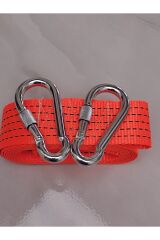 Çeki Halatı 3 Ton 5 METRE (ÇEKME HALATI) Kumaş 10 MM VİDALI ÇENGELLİ KARABİNALI,