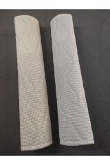 Emniyet KEMERİ Koltuk Kemer Pedi 2 ADET (BEJ RENK) (ORJİNAL PRESLİ DESENLİ KUMAŞ )