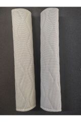 Emniyet KEMERİ Koltuk Kemer Pedi 2 ADET (BEJ RENK) (ORJİNAL PRESLİ DESENLİ KUMAŞ )