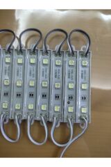 Beyaz Renk Takoz Power LED 12V 5050 SMD 3 Çip Epoxy Kaplı 5 ADET
