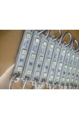 Beyaz Renk Takoz Power LED 12V 5050 SMD 3 Çip Epoxy Kaplı 5 ADET