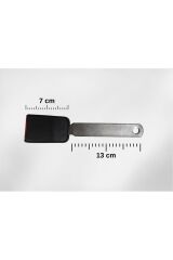 Emniyet Kemeri Kilit  EN UZUN BOY AYAK  Demir Bağlama Klipsi (TOPLAM 20 CM)