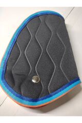 Çocuk Emniyet Kemeri Düzenleyici Ve Tutucu Emniyet Kemer Pedi(Renkli Kenar) (Siyah Renk)