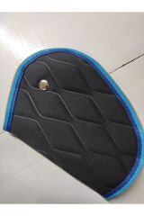 Çocuk Emniyet Kemeri Düzenleyici Ve Tutucu Emniyet Kemer Pedi(Renkli Kenar) (Siyah Renk)