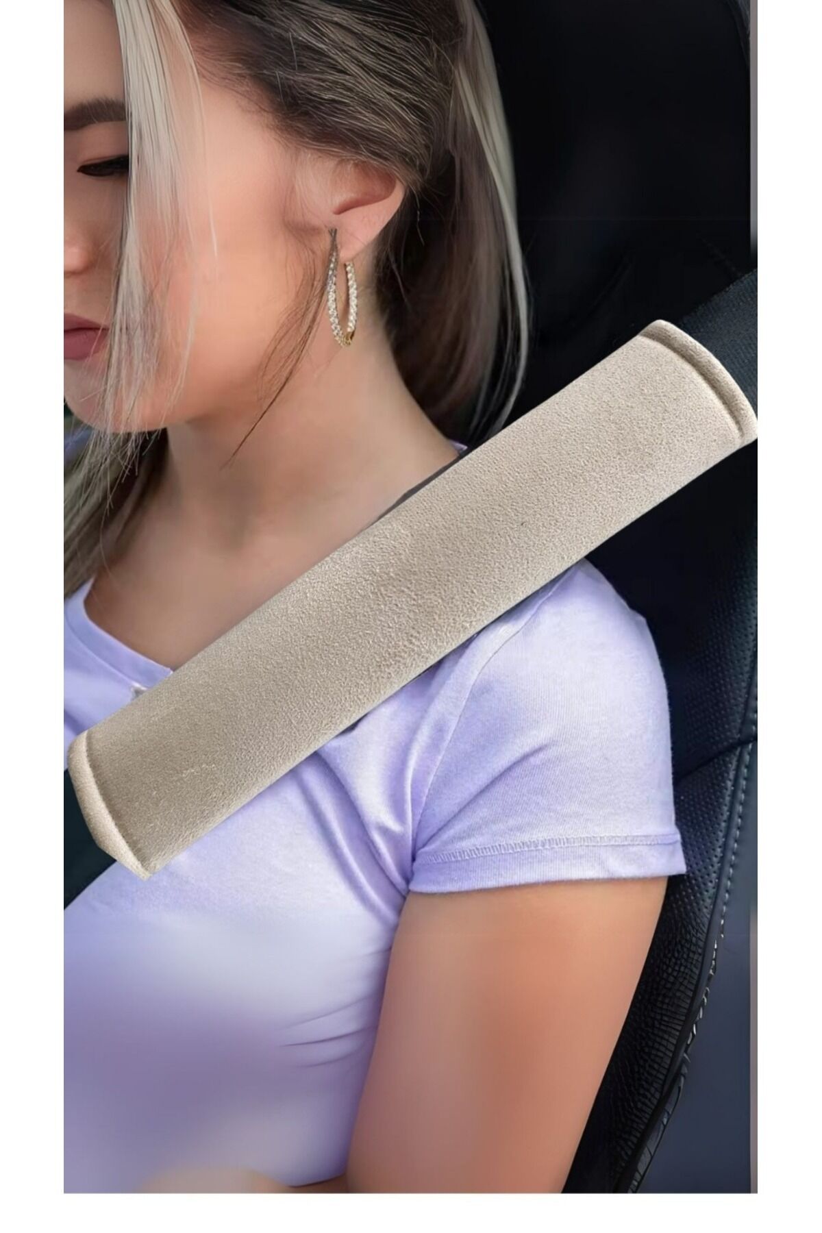 Emniyet KEMERİ Koltuk Kemer Pedi 2 ADET (YUMUŞAK KUMAŞ) (VOLEUR KUMAŞ)