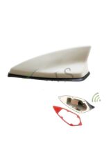 Araba Balina Anten Bmw Tip Elektrikli -balık Sırtı Anten - Contalı Elektrikli - Beyaz Balina Anten