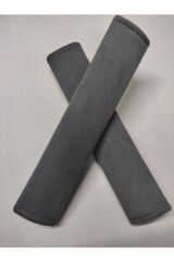 Antrasit Alkantara Emniyet Kemer Pedi 2 ADET – 5mm Süngerli, Yumuşak ve Nefes Alabilen Konfor Kılıfı