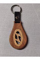 El Yapımı (Handmade) Ahşap Oto Anahtarlık Ceviz Maun Ağacı (HYUNDAİ)