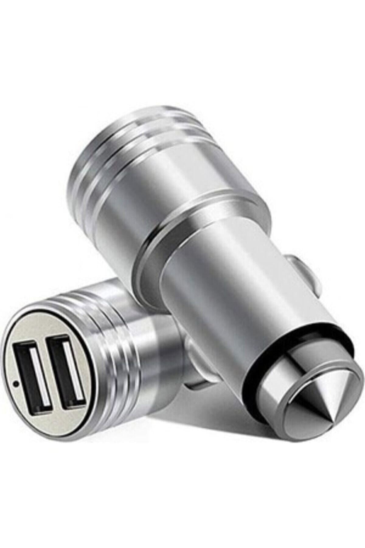 2.1a Araç Çakmaklık Şarjı 2 Giriş Usb Karişik