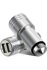 2.1a Araç Çakmaklık Şarjı 2 Giriş Usb Karişik