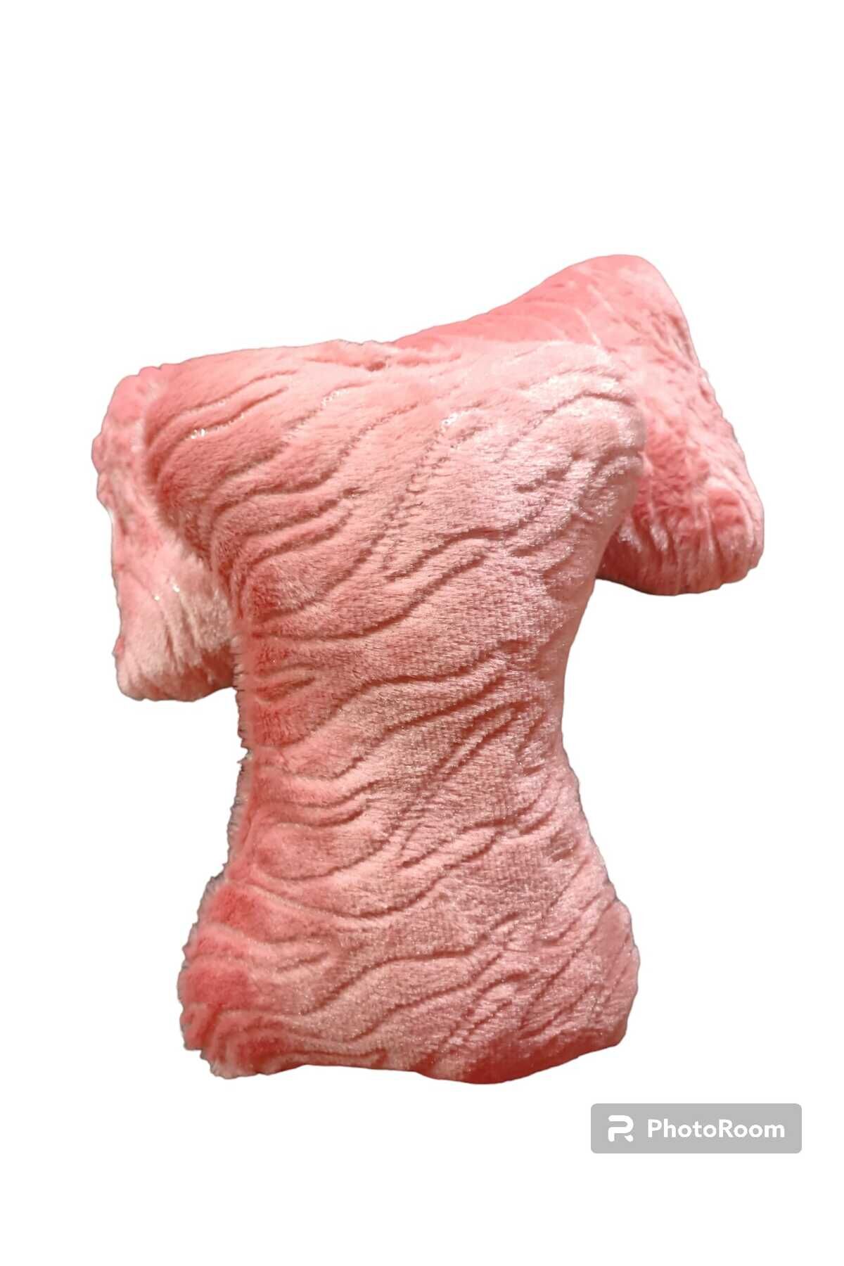 BOYUN Yastığı Peluş Açık Pembe Seyahat YASTIĞI 2 ADET