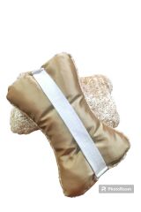 BOYUN Yastığı Peluş SÜTLÜ KAHVE Seyahat 2 ADET