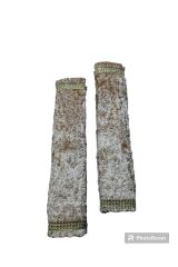 BOYUN Yastığı ve Taş Detaylı Kemer pedi Peluş SÜTLÜ KAHVE (1 TAKIM)