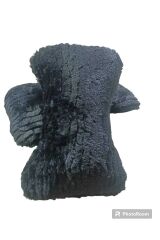 BOYUN Yastığı Peluş SİYAH 2 ADET