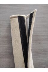 Emniyet KEMERİ Koltuk Kemer Pedi 2 ADET (YUMUŞAK KUMAŞ) (VOLEUR KUMAŞ) Bej