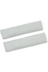 Emniyet KEMERİ Koltuk Kemer Pedi 2 ADET (YUMUŞAK KUMAŞ) (VOLEUR KUMAŞ) Ki̇rli̇ Beyaz