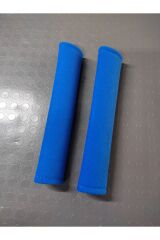 Emniyet KEMERİ Koltuk Kemer Pedi 2 ADET (YUMUŞAK KUMAŞ) (VOLEUR KUMAŞ) Saks Mavi̇