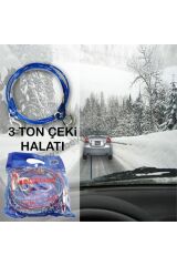 Çelik Çeki Halatı 3 Ton Plastik Kaplamalı