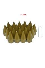 A Kalite Bijon Kapağı Sivri 17 Mm Altın Sarı 20 Li Set