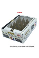 A Kalite Bijon Kapağı Sivri 19 Mm Altın Sarı 20 Li Set