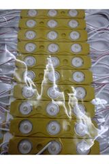 1.8 Watt 3 Ledli (TURUNCU) Parmak Led Modül Mercekli (12 V)(10 aDET)