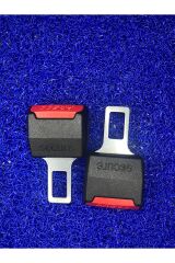 A KALİTE SİYAH Renk Emniyet Kemer Yükseltici ve İkaz Önleyici 2'li