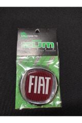 FİAT ZUM ÖN PANJUR - ARKA BAGAJ ARMASI 7 CM (1 ADET)KIRMIZI Kirmizi-Krom