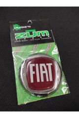 FİAT ZUM ÖN PANJUR - ARKA BAGAJ ARMASI 7 CM (1 ADET)KIRMIZI Kirmizi-Krom