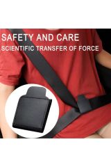 Hakiki Deri Oto Emniyet Kemeri Düzenleyici – Konfor ve Güvenlik (1 Adet)