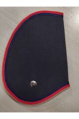 Çocuk Emniyet Kemeri Düzenleyici Ve Tutucu Emniyet Kemer Pedi(Kırmızı ve renkli Kenar) (Siyah Renk)