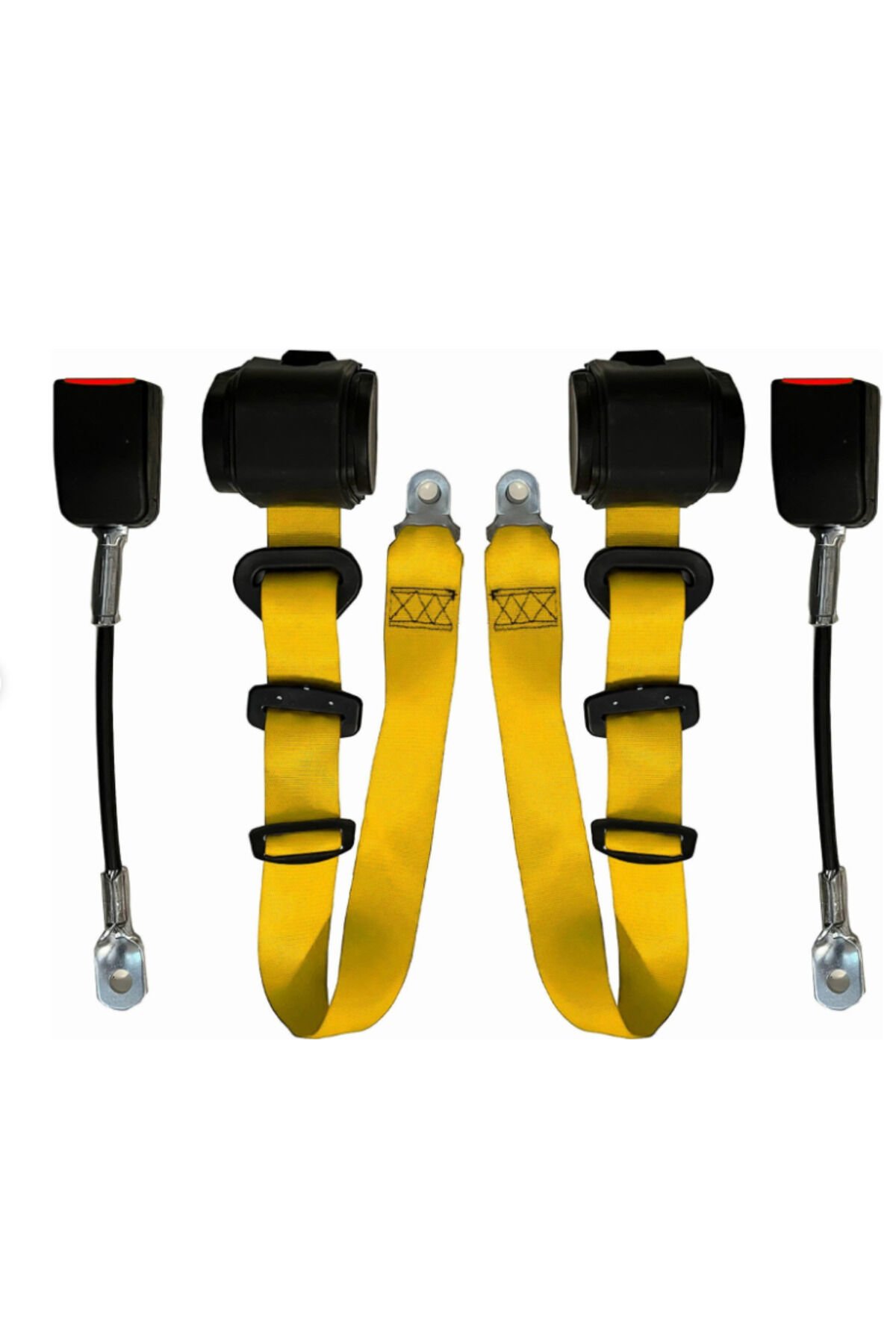 Emniyet Kemeri Otomatik 3 Nokta Kollu Ön Sarı Takım