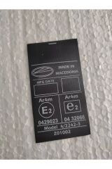 Araç Emniyet Kemeri E2 Sertifika Etiketi (1 Adet)