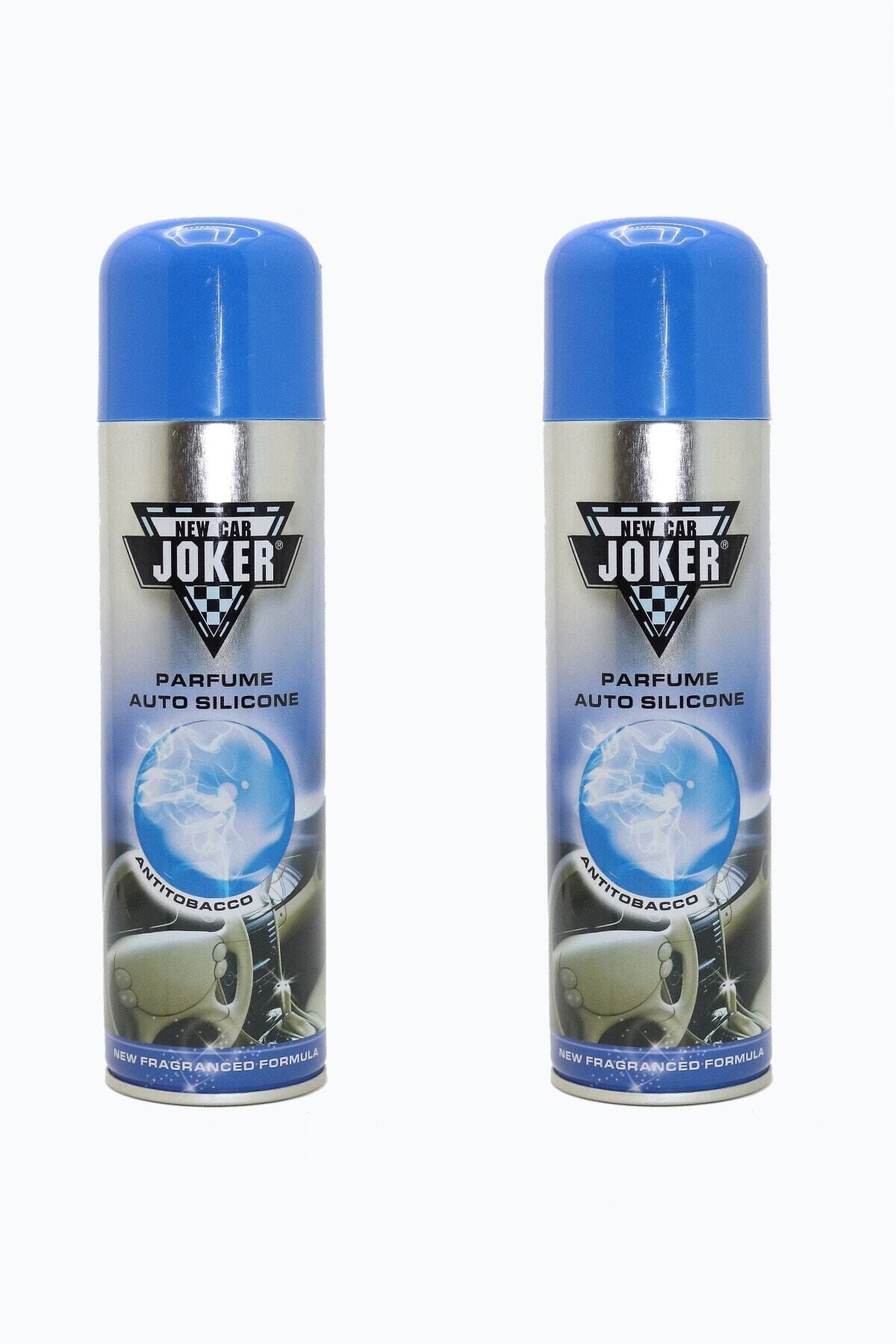 2 Adet Parfümlü Silikon Araç Içi Parlatıcı Sprey Antitobacco Kokulu 200ml