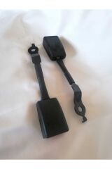 Emniyet kemeri Çift Çelik Halatlı İzoleli Universal Bağlama Klipsi (Toplamboy 25 cm) (1 Adet)