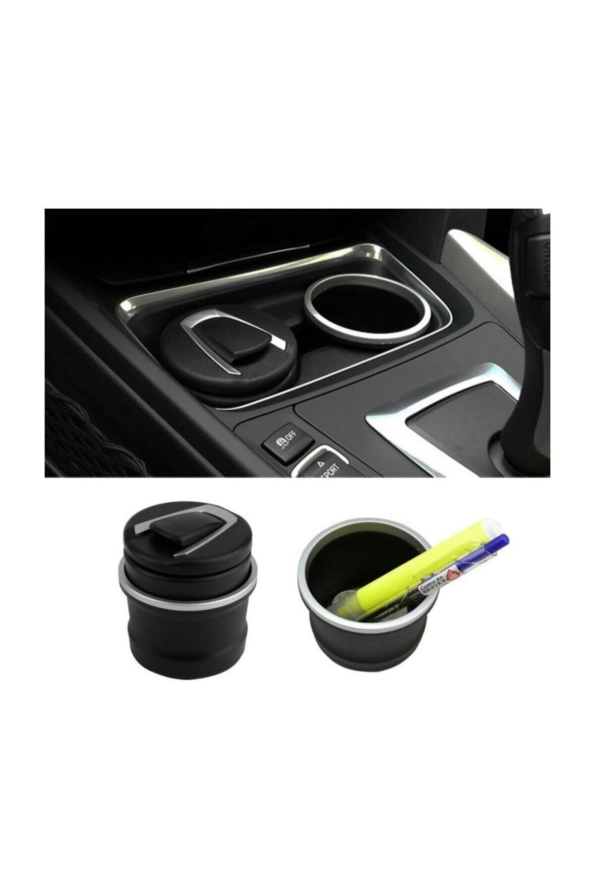 BMW Tip Işıklı Bardaklık Küllük